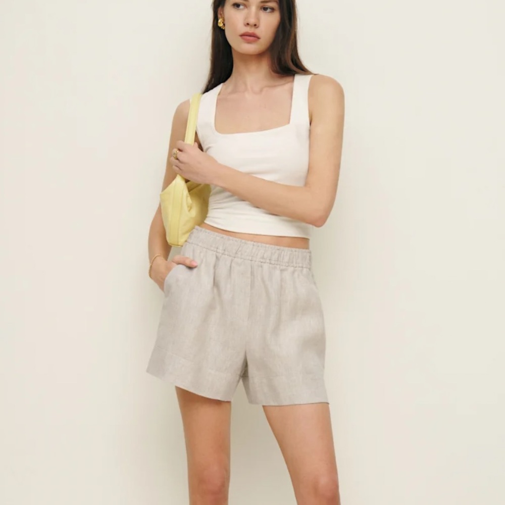 Reformation Charlotte Linen Short
